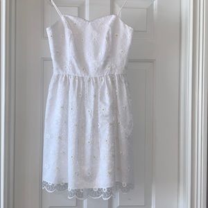 Lilly Pulitzer White Daisy Dress, size 0